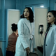 Candice Patton, Danielle Nicolet (Photo: Katie Yu/The CW)